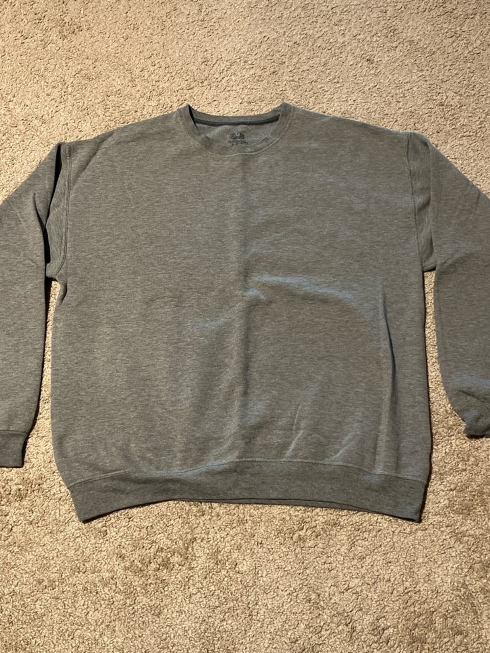 Fruit of the Loom Women's Crewneck Sweater - Gray